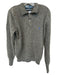 Polo Ralph Lauren Size L Charcoal & Blue Lambswool Collar Buttons Men's Polo L