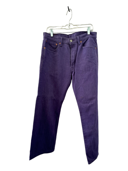 Levi's Size 34/30 Purple Denim Washed Straight Leg Men's Jeans 34/30
