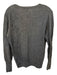 Halogen Size XL Gray Cashmere Heathered Knit V Neck Sweater Gray / XL