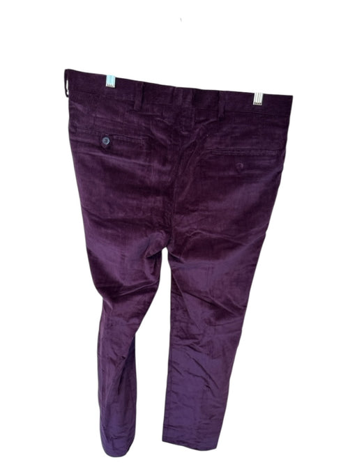 Phineas Cole Size 32r Purple Corduroy Men's Pants Purple / 32r