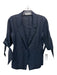 Lola & Sophie Size XS Navy Blue Viscose Blend One Button Short Sleeve Jacket Navy Blue / XS