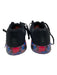 No Bull Shoe Size 7.5 Black Red Blue Synthetic Lace Up Low Top Abstract Sneakers Black Red Blue / 7.5