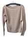 Intermix Size P Pink Wool & Cashmere Long Sleeve Knit Wide Neck Sweater Pink / P