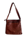 Harbour Brown Leather Zip Pocket Shoulder Bag Bag Brown / Medium