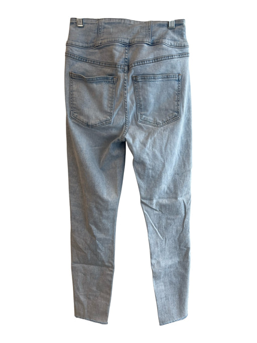 Veronica Beard Size 26 Light Wash Cotton Blend Button Fly High Rise Skinny Jeans Light Wash / 26