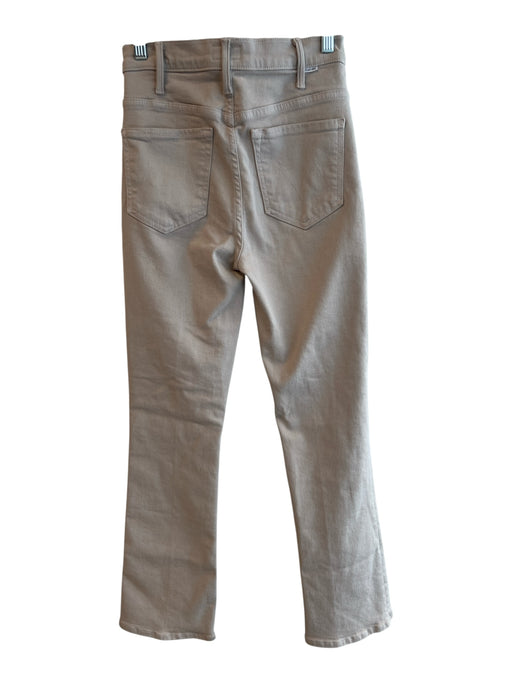 Mother Size 26 Beige Cotton Blend High Rise Zip Fly 5 Pocket Jeans Beige / 26