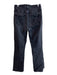 Mother Size 27 Black Cotton Blend Zip Fly 5 Pocket Fray Hem Jeans Black / 27