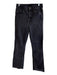 Mother Size 27 Black Cotton Blend Zip Fly 5 Pocket Fray Hem Jeans Black / 27