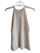 Maeve Size XS Ivory Cotton Sleeveless High Neck Textured Top Ivory / XS