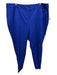 Argent Size 18 Cobalt Blue Wool Blend Mid Rise Zip & Hook Tapered Leg Pants Cobalt Blue / 18
