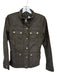J Crew Size XS Hunter Green Cotton Long Sleeve Zip Up Button Down Jacket Hunter Green / XS