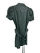Tyler Boe Size 2 Army Green Viscose Blend Button Down Collared Dress Army Green / 2