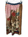 Me369 Size XXS Multi Viscose Animal Motif Abstract Elastic Waist Midi Skirt Multi / XXS