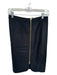 J. Crew Size 2 Black & Gold Wool Front Zip GHW Pencil Skirt Black & Gold / 2