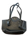 Chloe Black Leather Top Handles Stitching Tote Bag Black / M