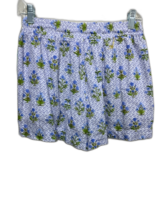 Hill House Size XS/S Blue, Green, White Viscose Blend Short Sleeve Short Set Blue, Green, White / XS/S