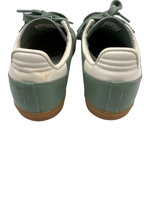 Adidas Shoe Size 6.5 Green Leather Suede Lace Up Rubber Outsole Shoes Green / 6.5