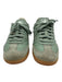 Adidas Shoe Size 6.5 Green Leather Suede Lace Up Rubber Outsole Shoes Green / 6.5