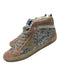 Golden Goose Shoe Size 37 Silver & Pink Synthetic Glitter Suede Lace Up Shoes Silver & Pink / 37
