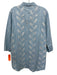 Julia Amory Size S Light blue & white Cotton Long Sleeve Embroidered Dress Light blue & white / S