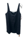 Reformation Size 4 Black Cotton Blend Sleeveless Square Neck Dress Black / 4