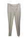 St John Collection Size 2 Beige Wool Low Rise Pleat Detail Straight Pants Beige / 2