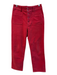 A Piece Apart Size 8 Red Cotton Corduroy Button Fly Patch Pocket Pants Red / 8