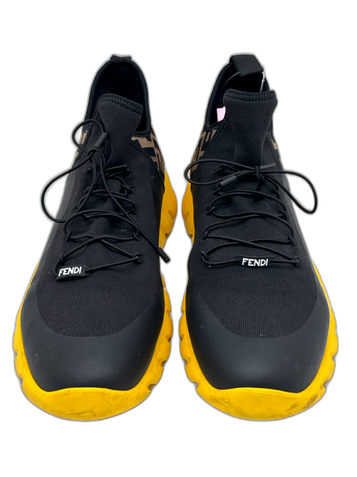 Fendi Shoe Size 12 AS IS Yellow & Black Synthetic Men's Shoes Yellow & Black / 12