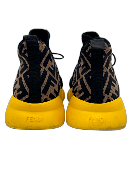 Fendi Shoe Size 12 AS IS Yellow & Black Synthetic Men's Shoes Yellow & Black / 12