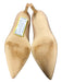 Stuart Weitzman Shoe Size 7 Beige Patent Leather Pointed Toe Slip On Pumps Beige / 7