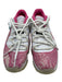 Nike Shoe Size 7.5 Pink & White Leather Laces Snake Detail Jordan Sneakers Pink & White / 7.5