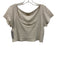 Madewell Size L White Cotton Blend Cap Sleeve Wide Neck Top White / L