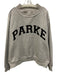 Parke Size Est L/XL Heather Gray Cotton Mock Neck Logo Reversible Sweatshirt Heather Gray / Est L/XL