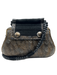 Mary Frances Black & Gold Beaded Magnetic  Flap Metallic Tassel Bag Black & Gold / S