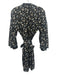 Veronica Beard Size 4 Black & Multi Linen Blend Button Front Long Sleeve Dress Black & Multi / 4
