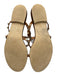 FS/NY Shoe Size 7B Brown Leather Stud Detail Open Toe Sandals Brown / 7B
