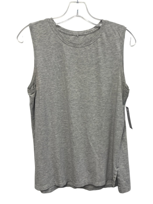 Lululemon Size Est XS Grey Cotton Blend Sleeveless Heathered Athletic Top Grey / Est XS