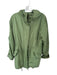 Velvet Size S Green Cotton Blend Quilted Hood Full Zip Jacket Green / S