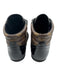 Louis Vuitton Shoe Size 40 Black & Brown Leather & Suede Patent Sneakers Black & Brown / 40