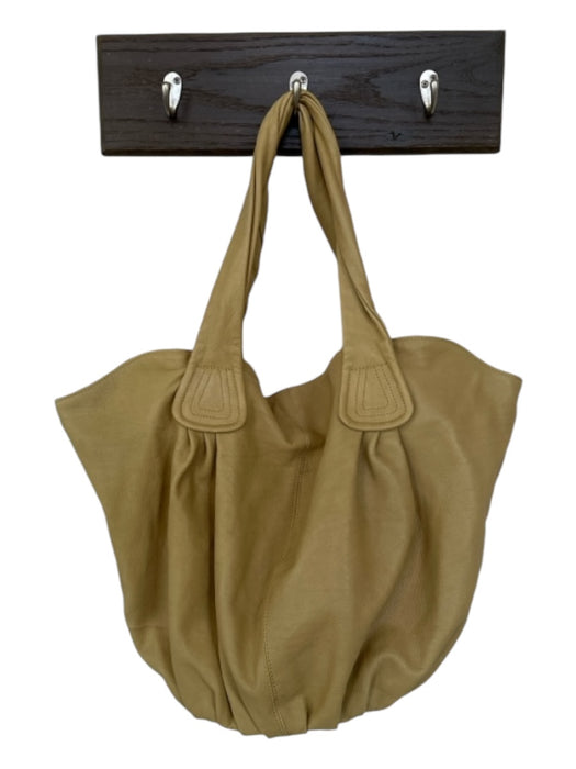 Cynthia Rowley Muted Green Leather Twisted Band Shoulder Bag Bucket Tote Bag Muted Green / Large