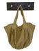 Cynthia Rowley Muted Green Leather Twisted Band Shoulder Bag Bucket Tote Bag Muted Green / Large