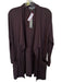Michael Stars Size XS Brown Rayon Blend Long Sleeve Open Front Sweater Brown / XS