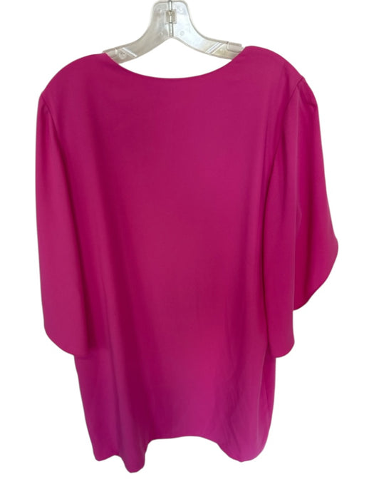 Anna Cate Size Est M Pink Polyester Batwing V Neck Dress Pink / Est M