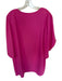 Anna Cate Size Est M Pink Polyester Batwing V Neck Dress Pink / Est M