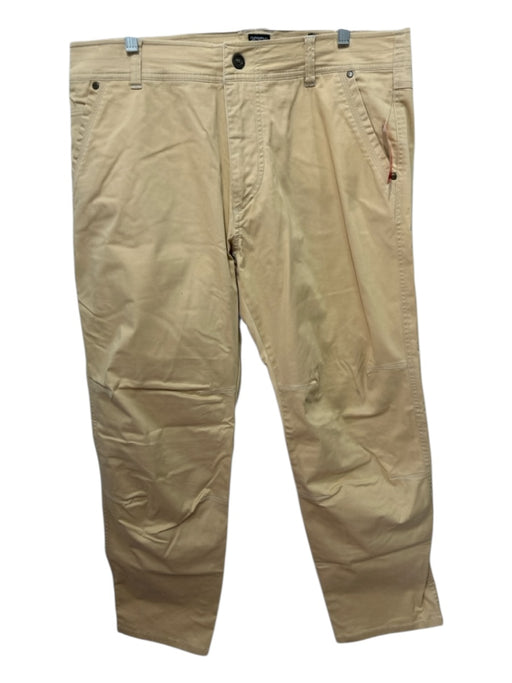 Kuhl Size Est 32 Beige Cotton Blend Solid Khakis Men's Pants Beige / Est 32
