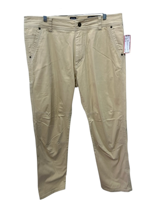 Kuhl Size 36 Beige Cotton Blend Solid Khakis Men's Pants Beige / 36