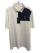 Levelwear NWT Size XL White & Gray Polyester Polo Men's Short Sleeve White & Gray / XL