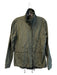 Elliot Lauren Size 4 Green Polyester Drawstring Waist Snap Closure Jacket Green / 4