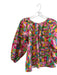 Flora Bea Size XS Pink & Multi Cotton Balloon Sleeve Shapes Key hole Top Pink & Multi / XS