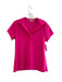 Jude Connally Size S Pink Nylon Short Sleeve V Neck Collar Ruffle Detail Top Pink / S
